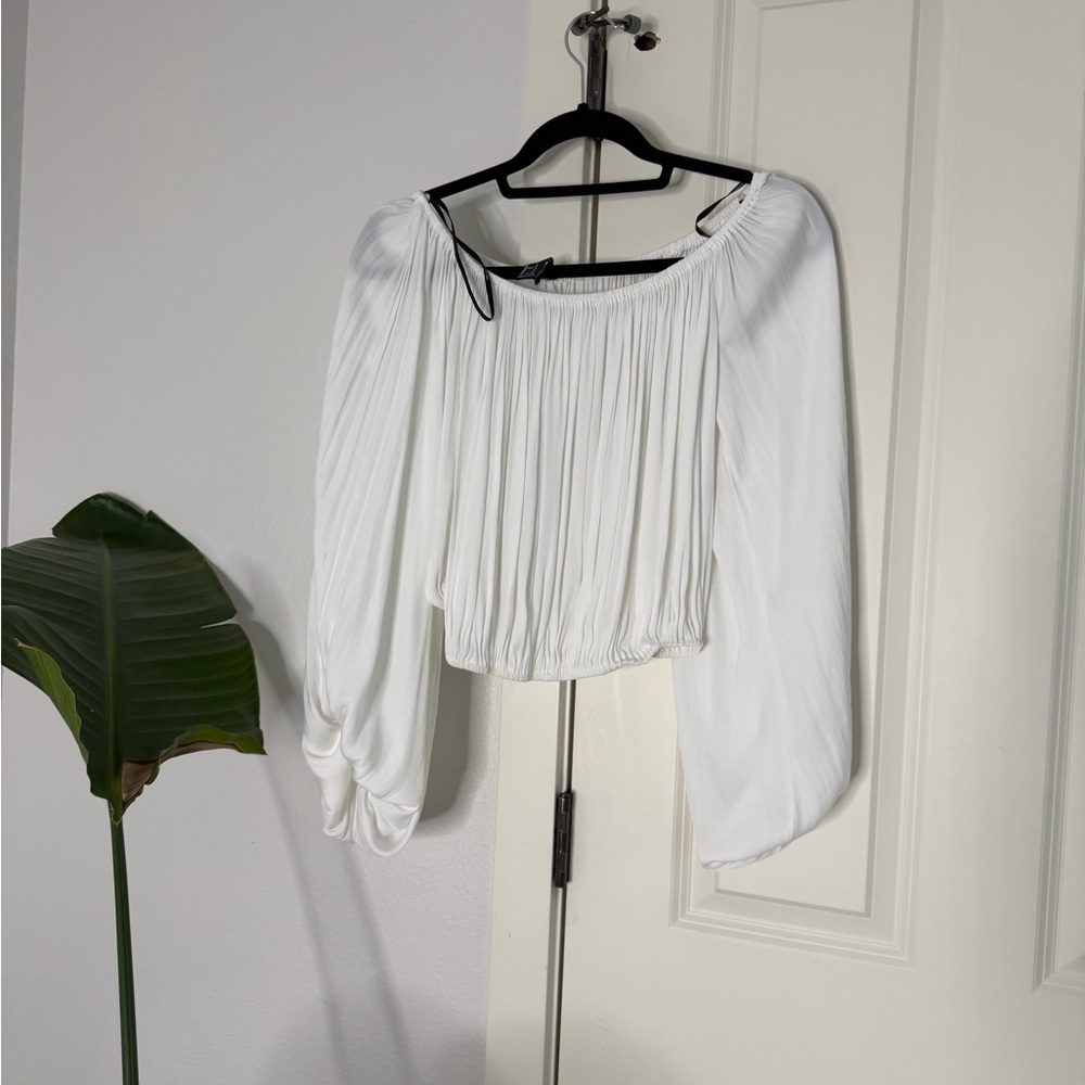 Forever 21 Off-Shoulder White Blouse